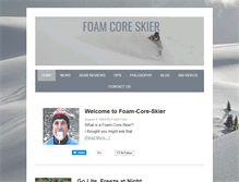 Tablet Screenshot of foam-core-skier.com